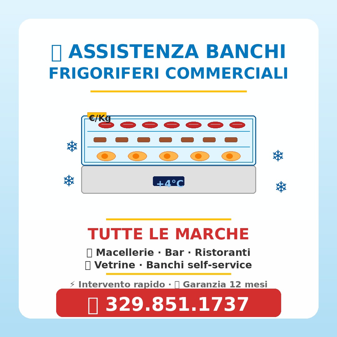 Banchi Frigoriferi commerciali Varese