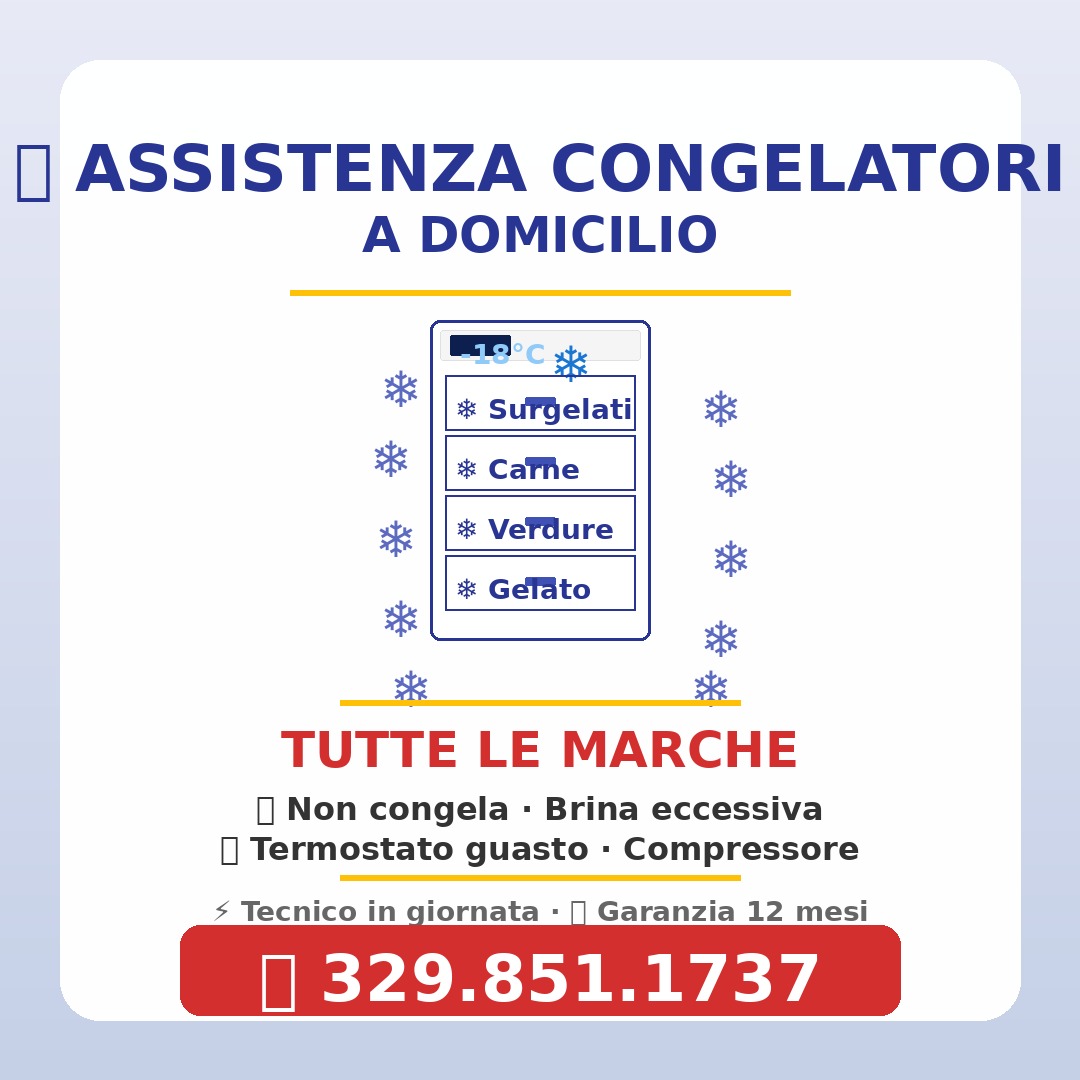Assistenza Congelatori provincia Varese
