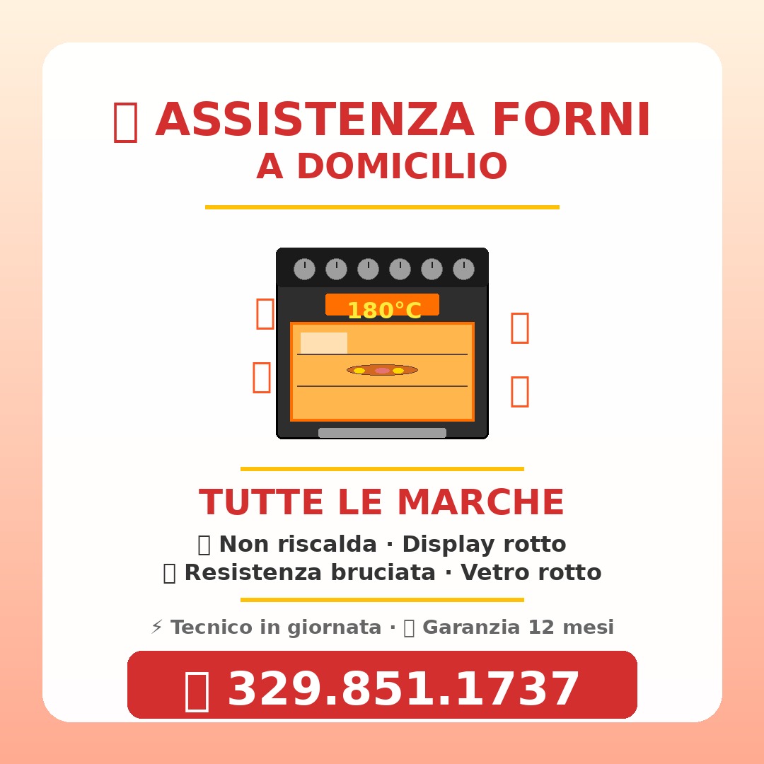 Assistenza Forni provincia Varese