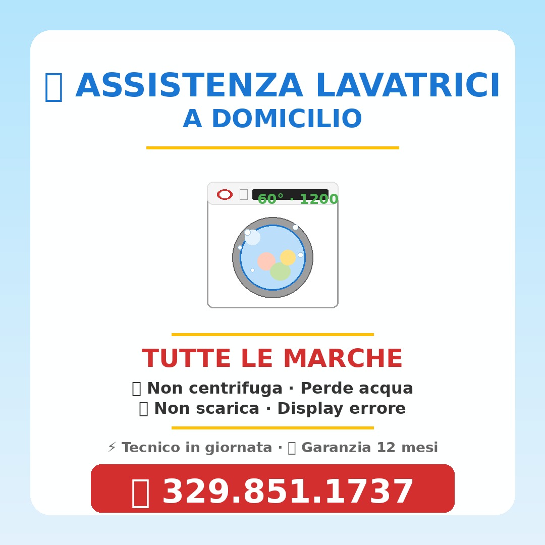 Assistenza Lavatrici provincia Varese